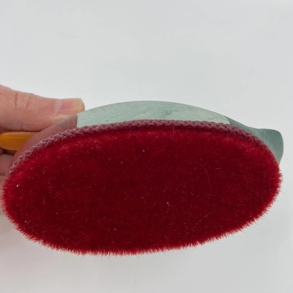 VINTAGE Ceramic Mallard Duck Decoy Figurine Bird Lint Brush 5.5 Inch - Picture 7 of 10